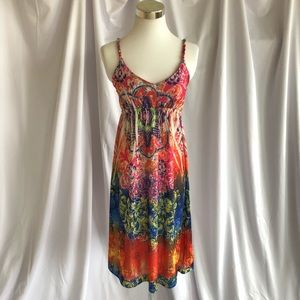 Midi colorful sundress